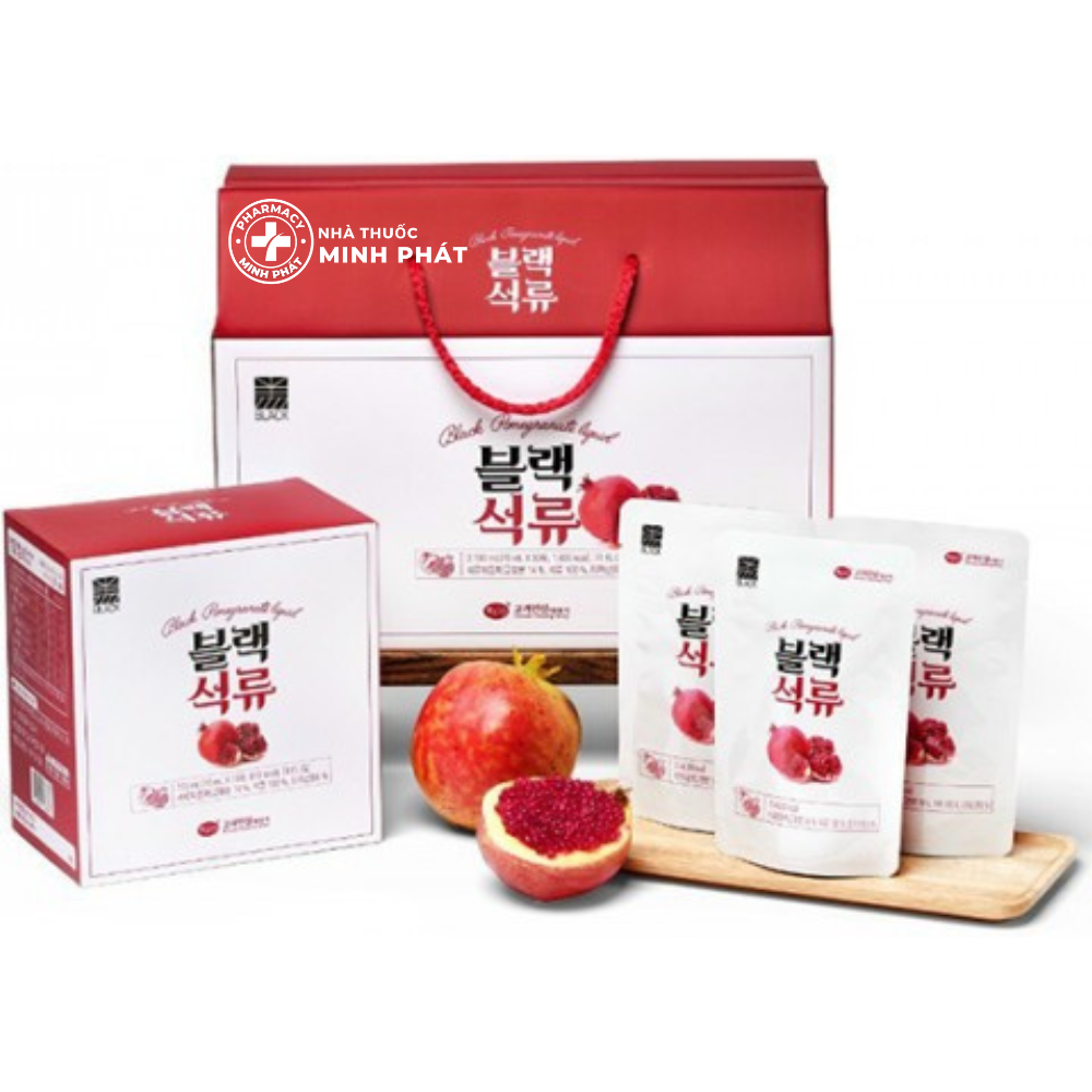 Nước Ép Lựu Và Hắc Sâm KGS 70ml x 30 Gói